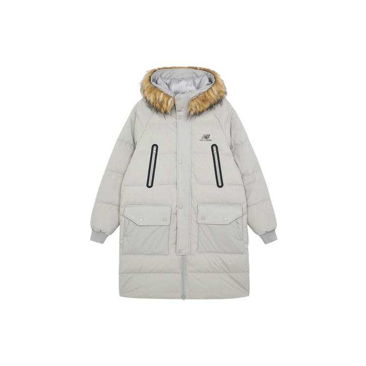New Balance Classic Long Down Jacket Asia Sizing  White  Men s AMJ14321-ARF XL