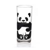 Süßer China Panda Glas Kreative Teeflasche Einzelner Transparenter Kaffeebecher Saft Panda Frühstück Milchbecher Glasware zum Trinken