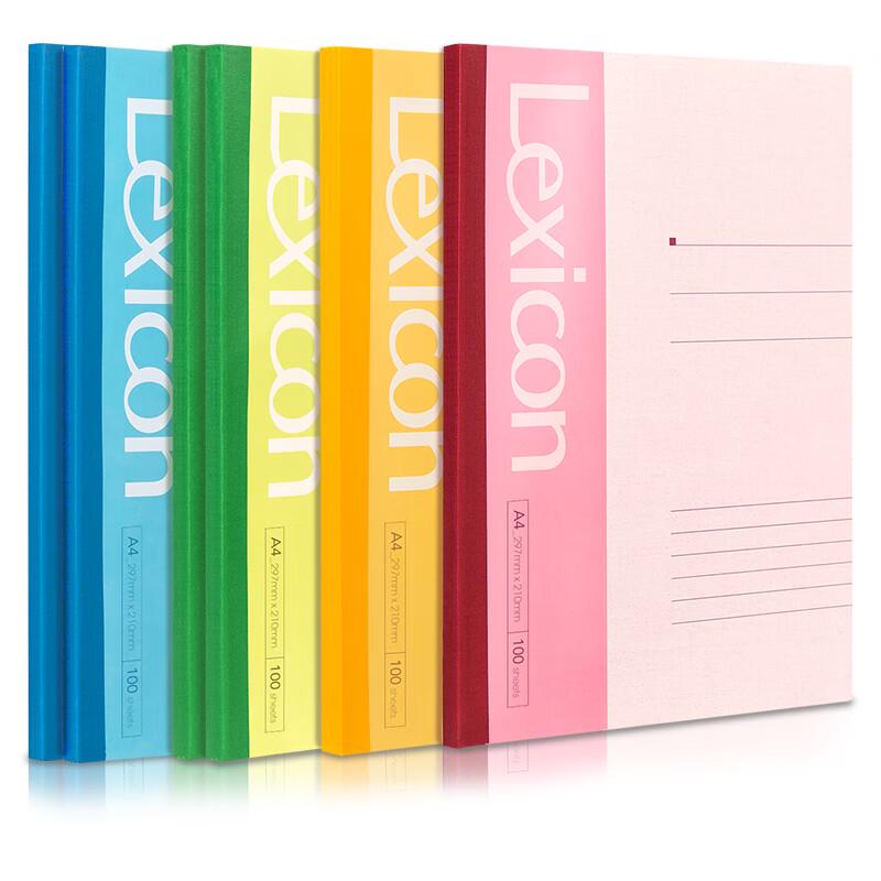 Deli A4 Softcover Notebooks (6-Pack)