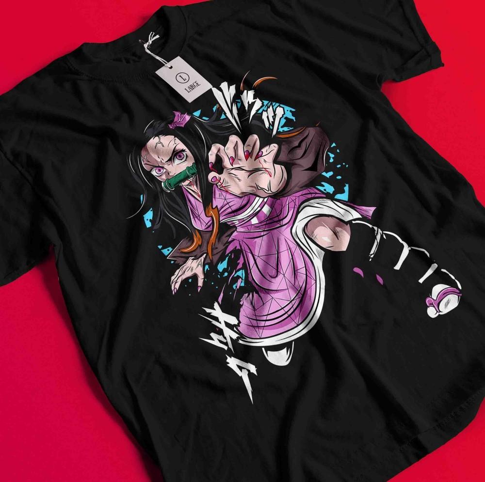 

Demon Slayer Shirt Nezuko T-Shirt Tanjiro Tshirt Muzan Doma Tee Inosuke Zenitsu BB866 2XL