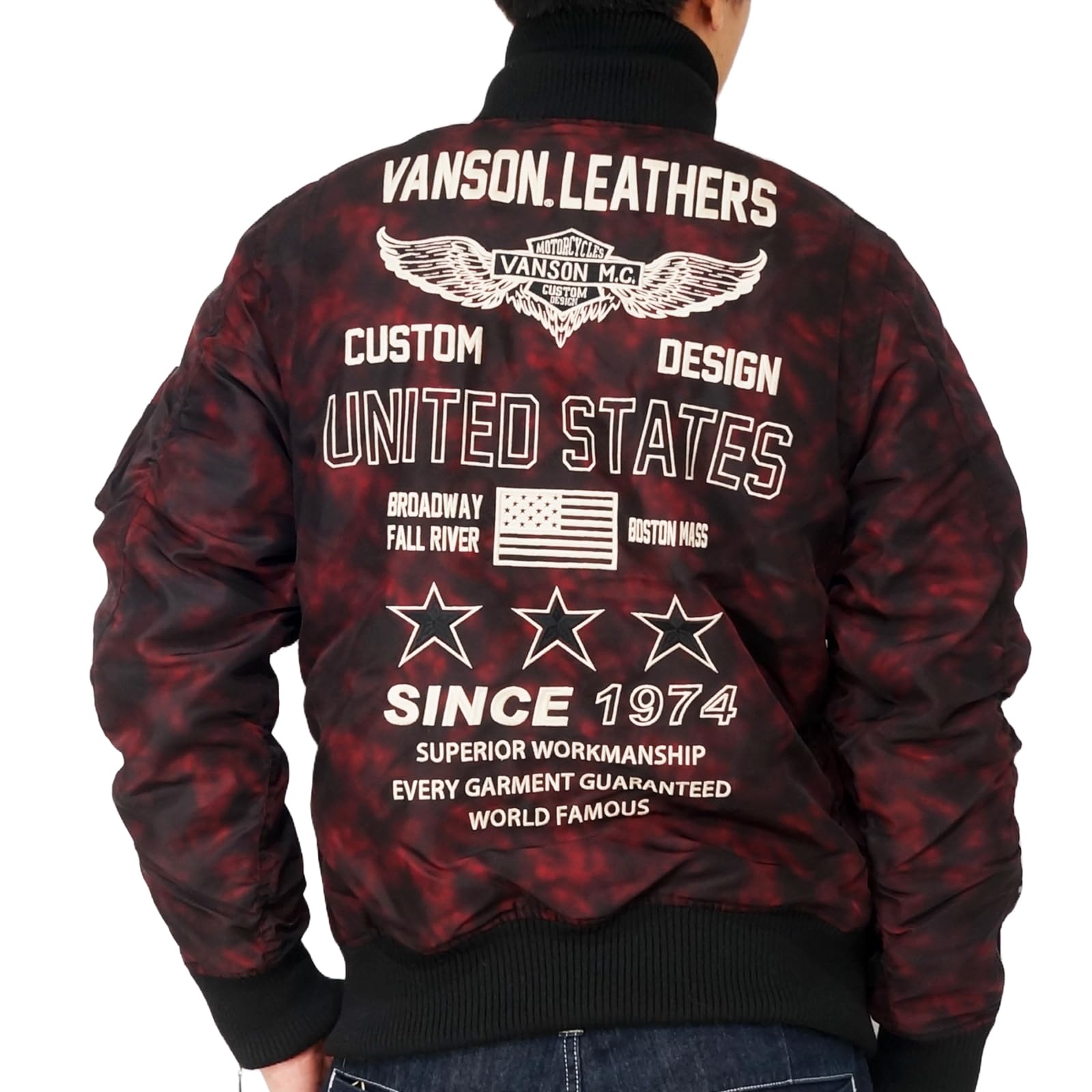 

Вишивка Літаюча Емблема Заповнення Куртка-Авіатор Верхній Одяг Модель Червона Краватка [Banson] MA-1 Чоловіча nvjk-2402 (JP, Алфавіт, L, Фарба)