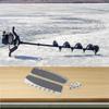 Stainless Steel Auger Blades for Power Ice Auger 8 Inch Replacement Set of 2