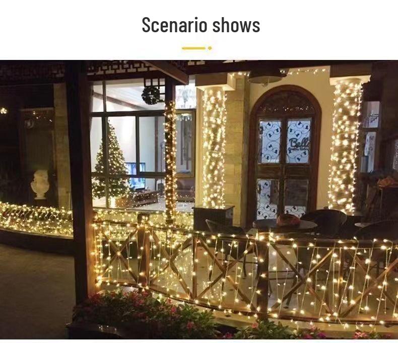 Waterproof Solar Fairy String Lights for Outdoor Garden, Courtyard, Home & Balcony Decoration