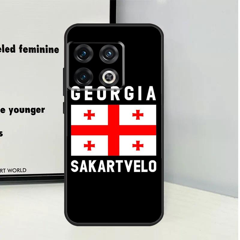 Georgia Flag For OnePlus Nord CE 5 2 3 4 Lite N20 N30 Case For OnePlus 13 12 11 9 10 Pro 10T 12R 13R 13T