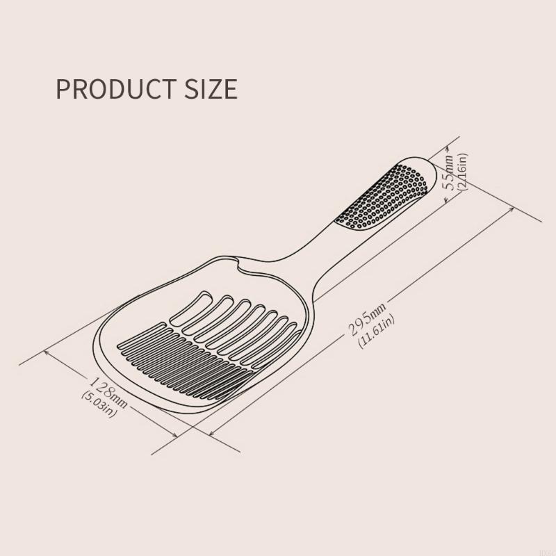 Ergonomic Handle Cats Litter Scoops Waste Shovel Cleaner for Comfortable Use and Ergonomic Handle for Daily Cleaning Task HX6C