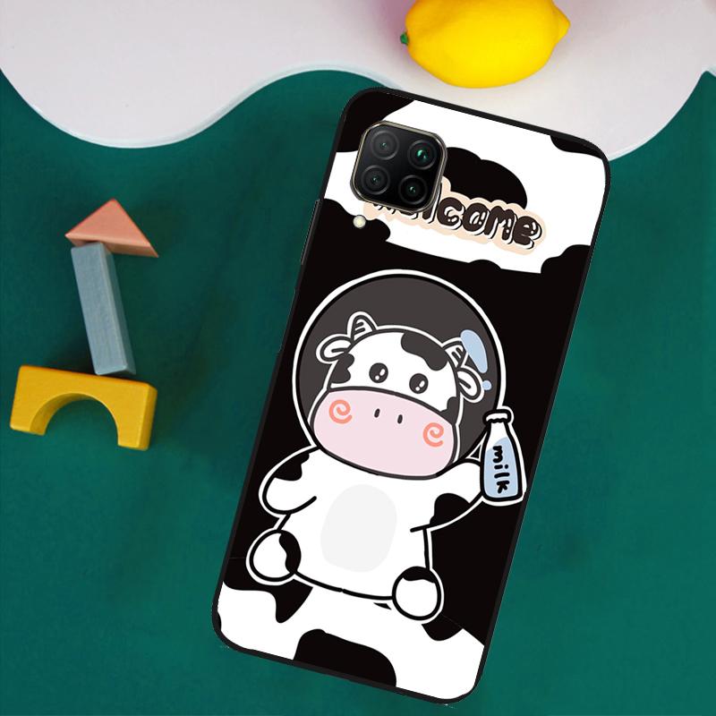 Milk Cow Skin Print Luxury For Huawei Nova Y61 Y91 Y73 Y72 Y70 Y60 Y90 12s 12i 11i 8i 9 10 SE P30 P40 Lite P60 Pro Case
