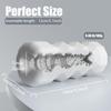 Male Masturbator Sex Toys - Pocket Pussy Stroker, TPE Male Masturbation Sleeve with 3D Textured, Penis Training Blowjob Sex Toy for Men