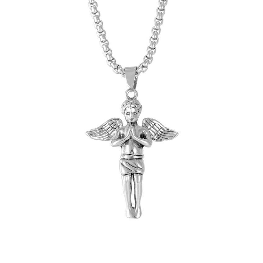 2023 Titanium Steel Cross Necklace: Fashionable Pendant for Men and Women