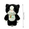 Fluffy Cat  Plush Bag Pendant Girl Heart Stuffed Kitten Keyring  Hanging Accessory