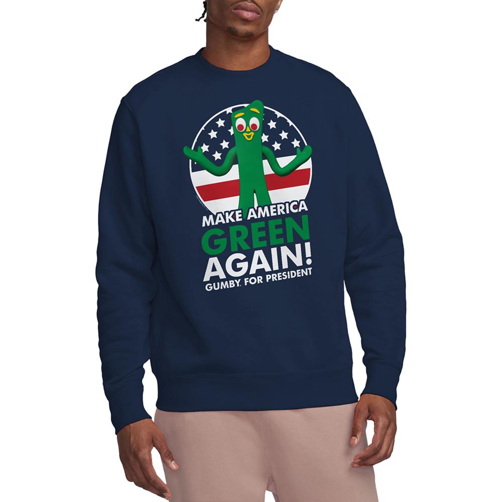Gumby Unisex Adult For President Sweatshirt
