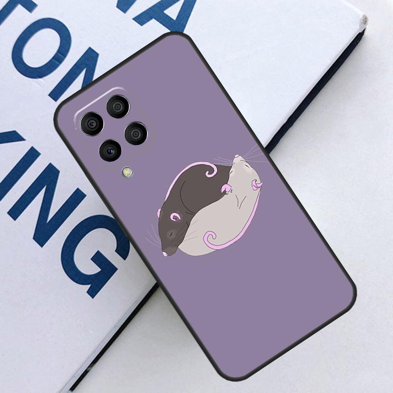 Cute Rattie Rats For Samsung Galaxy M31 M55 M15 M11 M21 M13 M33 M35 M53 M14 M34 M54 M12 M32 M52 M06 M16 Case