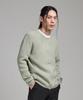 ANALOG MOOD 2-Way Round Cardigan Knit (Olive)