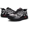 Mizuno Racer Trail Comfortable Fabric Shock Absorption Durable Low-Top Trail Running Shoes Unisex Sneakers Gray Black D1GH223804