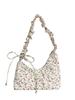 Canvas Bag For Women With Drawstring Closure And Floral Print For Casual Daily Use