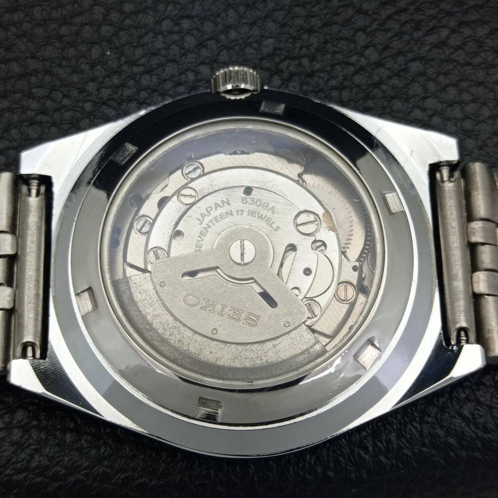 VINTAGE REFURBISHED SEIKO 5 AUTOMATIC 6309A JAPAN MENS YELLOW WATCH A440879-4 Sk-a440879