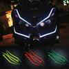 Kawasaki Ninja NINJA400 H2 H2SX Motorcycle Front Body Stripe Style Reflective Flower Waterproof Sticker Set of 4