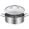 304 Edelstahl geteilter Hot Pot