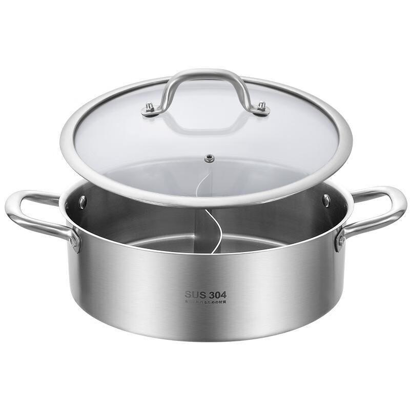 304 Edelstahl geteilter Hot Pot