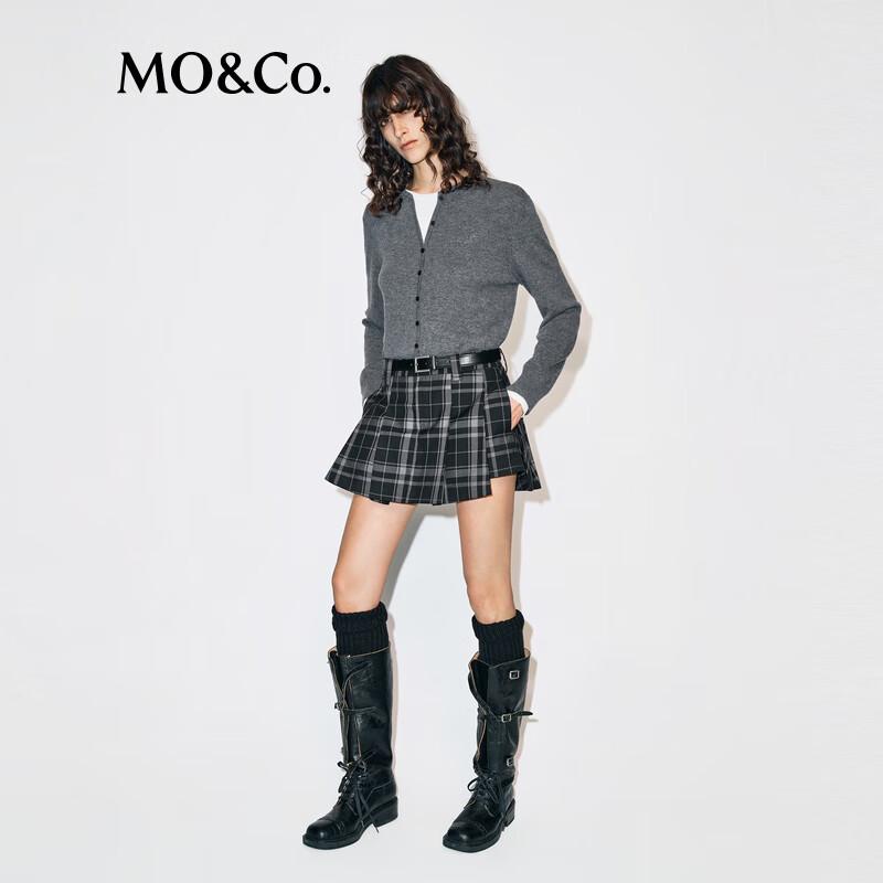 

MO&Co. Women s Wool Cashmere Blend Round Neck Sweater M (165)