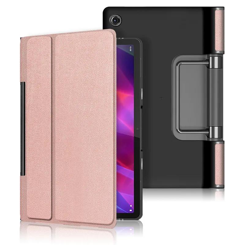PU Leather Flip Stand Cover for Lenovo Tab 11 YT-J706X 11 Inch Cover Stand Luxury Protective Cover Foldable Case