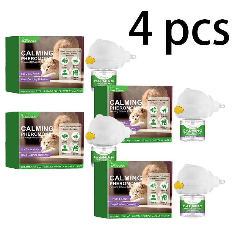 YEGBONG Cat Emotional Care Kit Pet Cat Comfort Calm Rutting Agitation Noise Reduction Care