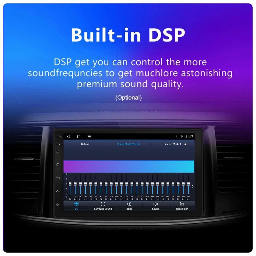 Car Radio 7inch Autoradio for Ford Fiesta 1995-2001 Focus MK1 1998-2004 Multimedia Video Car Radio Player DSP Carplay Android