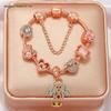 Korean Style Eternal Love Heart Pendant Crystal Bracelet for Mother's Day