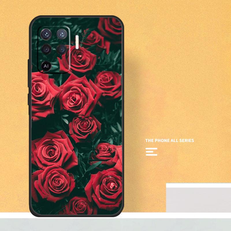 

Flower Red Rose Case For Oppo A40 A60 A80 A78 A98 A58 A38 A18 A54 A74 A94 A96 A76 A16 A15 A17 A57 A5 A6 Pro OPPO A6 Pro