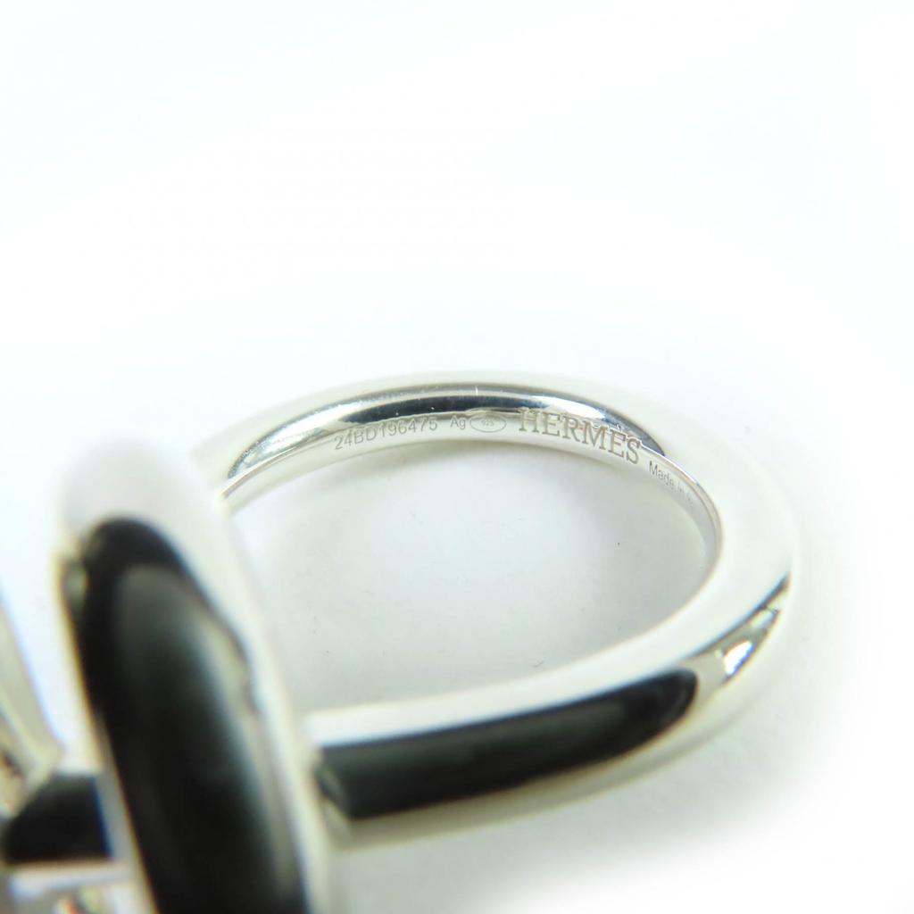 Hermes Ring Echappé MM Ring Silver AG925 Women 50 Used