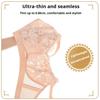 Ultra-thin Lace Bra Without Underwire To Reduce Breast Size and Make Large Breasts Look Smaller Suitable for Fat Girls with Adjustable Back Shape