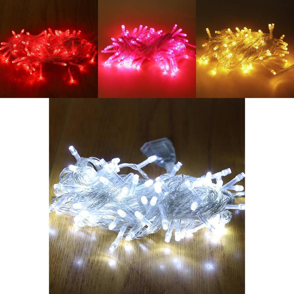 Outdoor Led String Lights For Christmas Camping With Adjustable Brightness And Plastic Shell