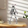 Creative Female Gynoids Robot Mech Girls Figures Model Building Blocks Toys For Toy Kids Easter Birthday Gifts Assemble Bricks