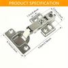 2Pcs Cabinet Hinges Steel Hydraulic Door Hinge Damper Buffer Soft Closing for Kitchen Cupboard Furniture  Furniture