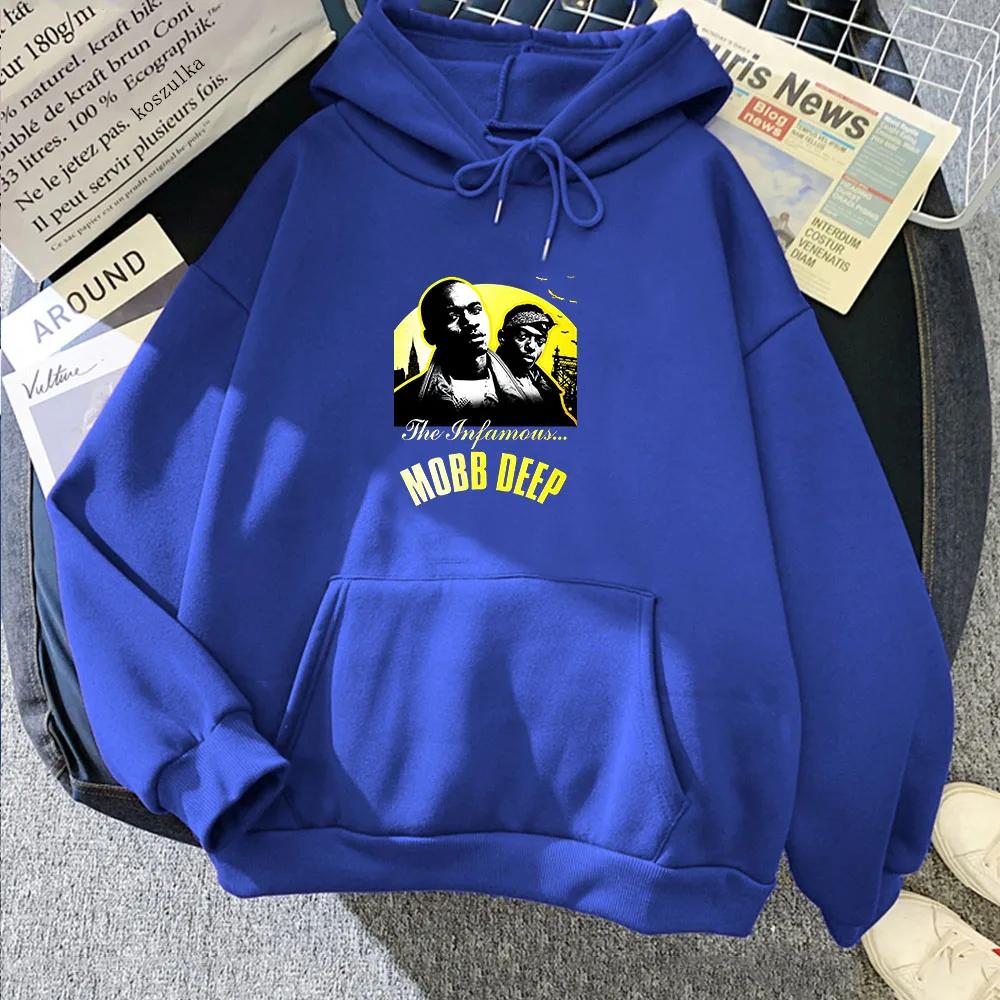 Mobb Deep Beliebte Grafik Hoodies Funko Pop Hip Hop Sweatshirt für Herbst/Winter Bequeme Kleidung Moletom Fashion Pullover