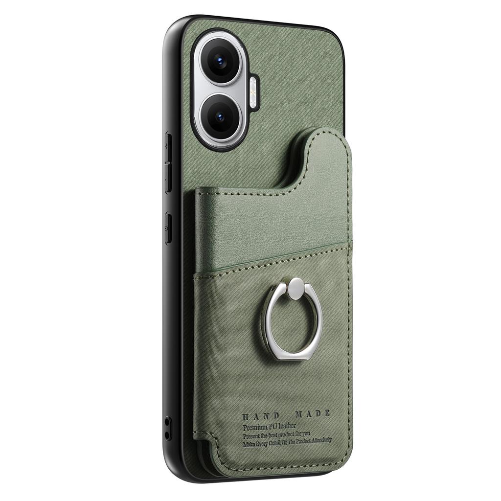 For Xiaomi Redmi Turbo 4 Pro 5G Case with Card Holder Kickstand Leather+TPU+PC Phone Cover