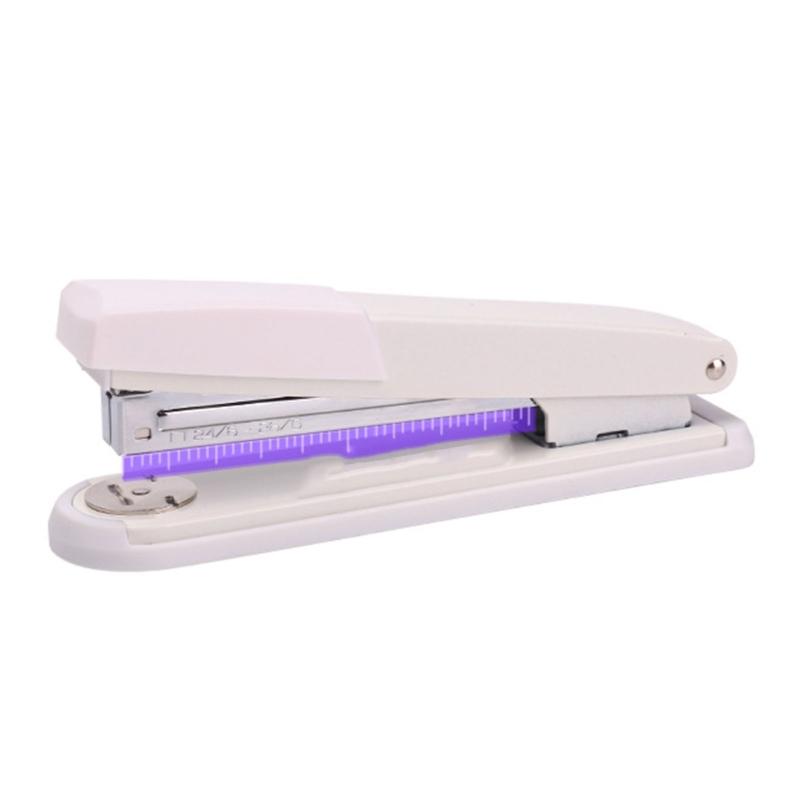Ergonomic Office Stapler Plastic Stapler Easy to Load Ergonomic Stapler 25 Sheets Effortless Stapler Decorative Stapler