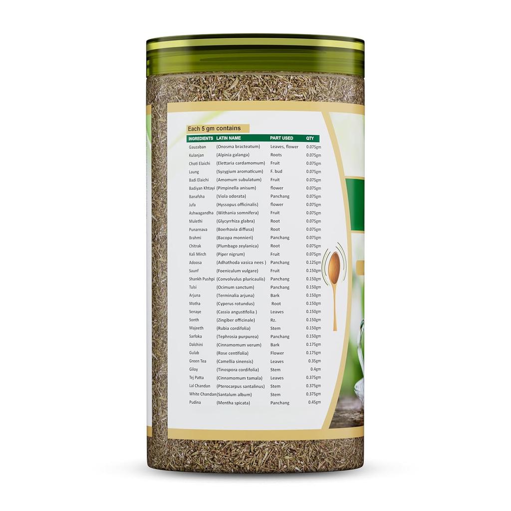 Jeena Sikho 32 Herbs Tea Natural Detox Kahwa Herbal Wellness Drink 250 G Pack Of 2 Tulsi Elaichi Blend Refreshing