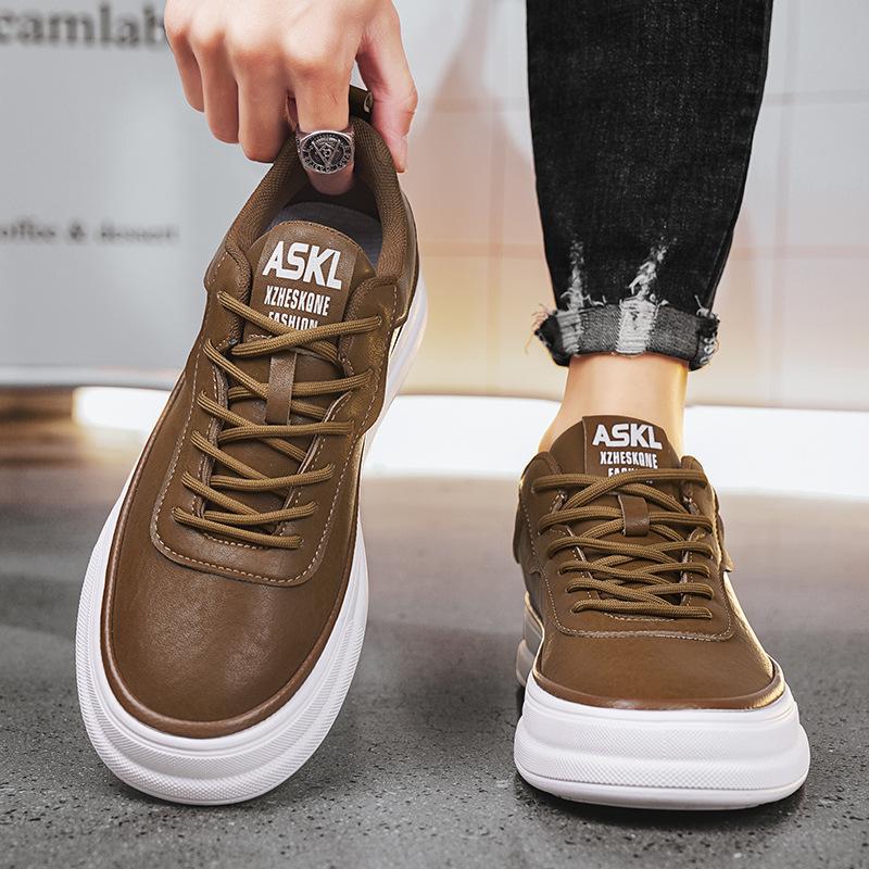 Board shoes men's 2025 new spring simple foreign trade work shoes Korean version of versatile men's casual shoes