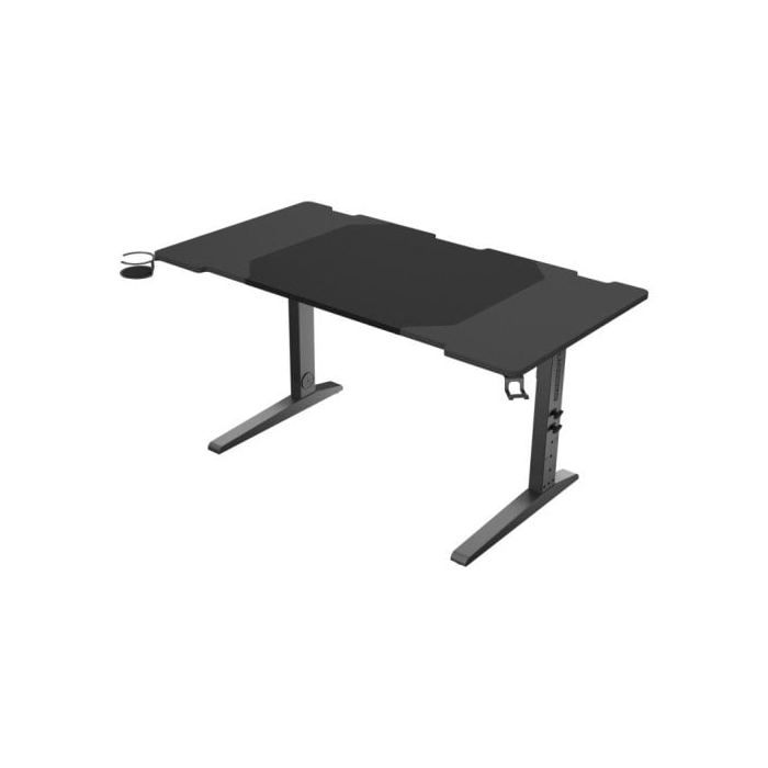 Mesa Gaming Genesis Holm Modular 140cm MDF y Acero Altura Ajustable LED y Gestión de Cables