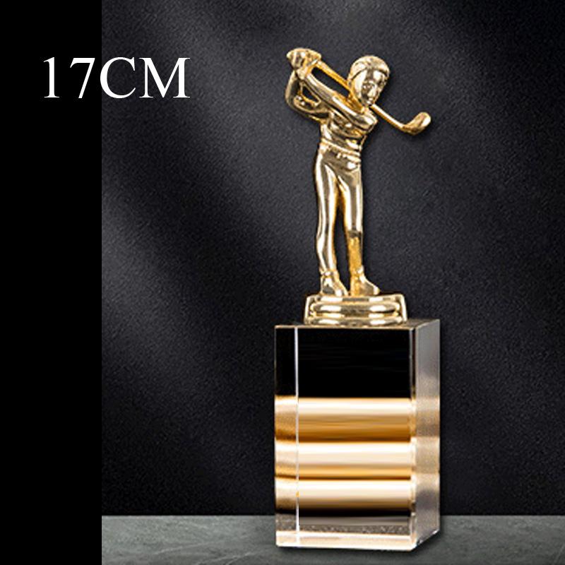 

Customized High-end Sports Golf series Crystal Trophy, One shot Hole, Competition Award Medal Home Decoration Engraving New, 1Pc