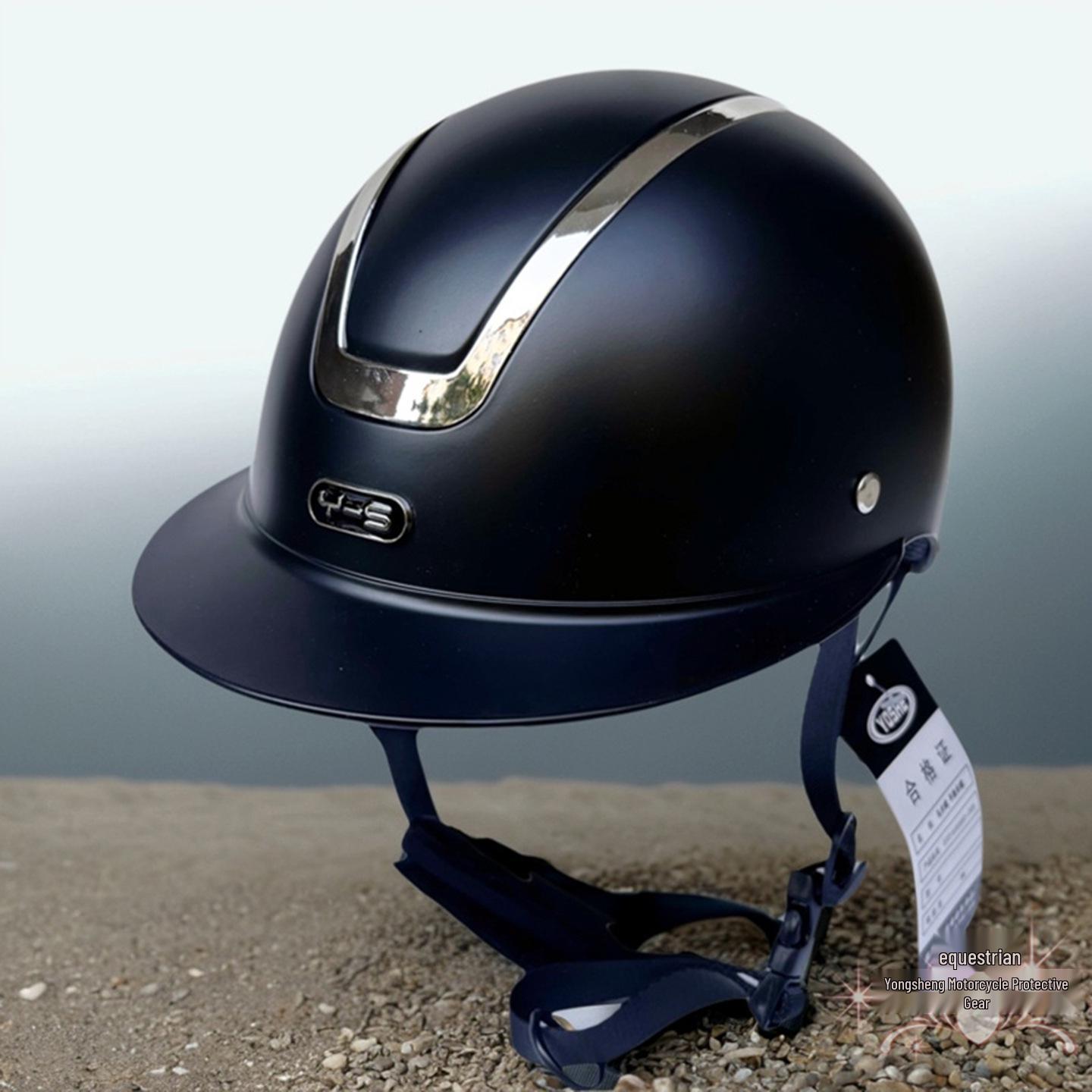 

Оксамитовий шолом для верхової їзди для чоловіків і жінок - Легкий, всесезонний захист на відкритому повітрі One Size (Adjustable)