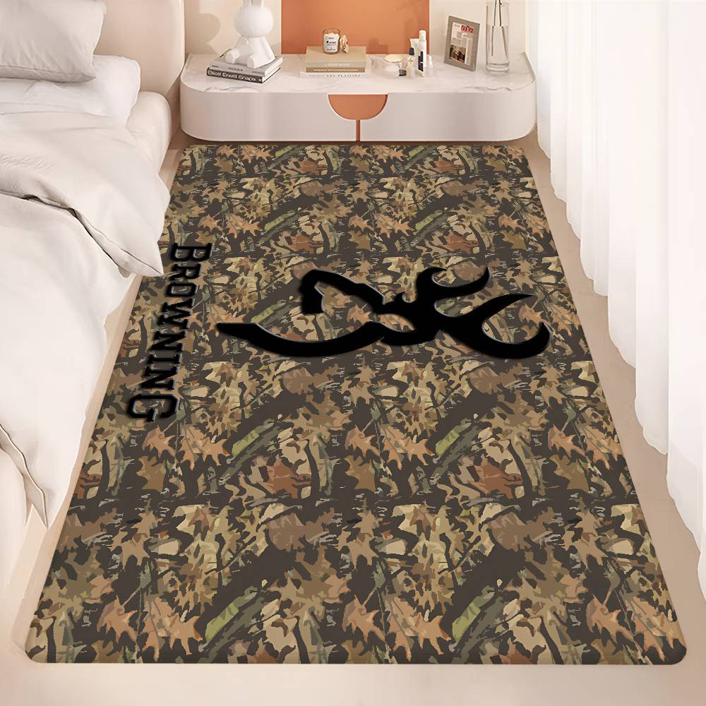 B-Browning Logo Kitchen Mat Kids Room Bedroom Decoration Balcony Anti-Slip Doormat Living Room Alfombra