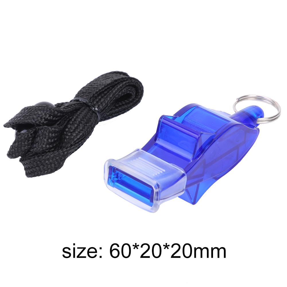 Plastic Sport Referee Whistle Soccer Basketball Volleyball Outdoor Survival Tool