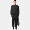 STONE ISLAND FW24 Logo Arm Pocket Brushed Cotton Crewneck Fleece Sweatshirt Unisex Sweatshirt Lead-Gray 811563920-V0062