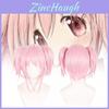 High-temperature Fiber Short Pink Cosplay Wig For Women Ideal For Madoka Magica Character Transformations