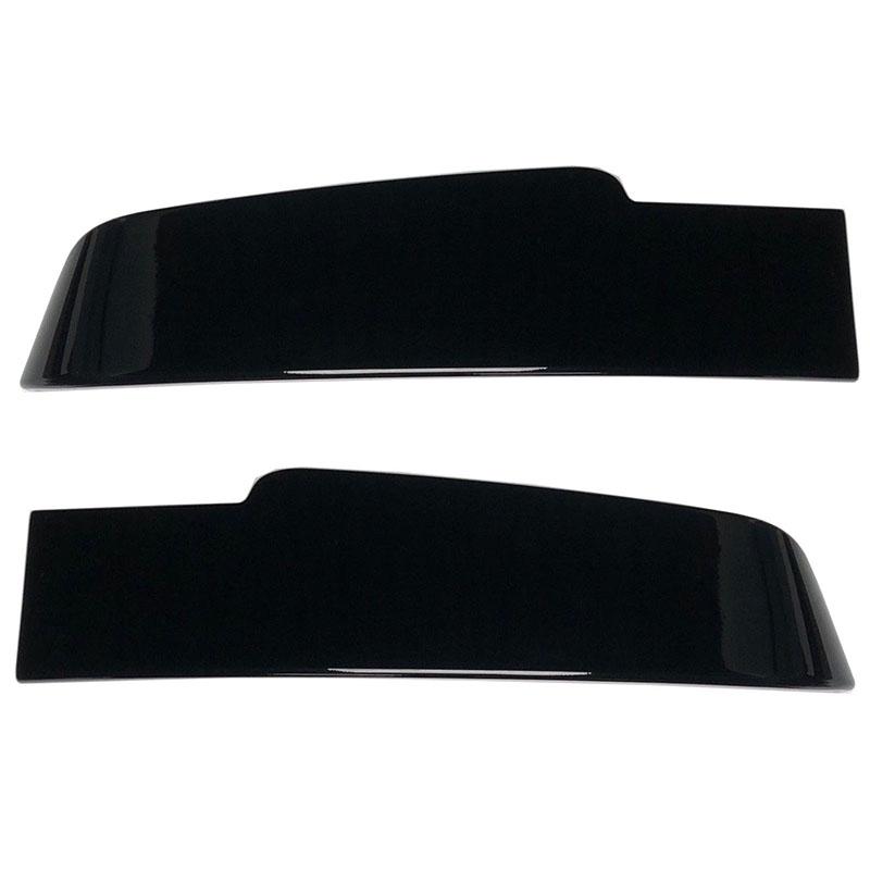 2X For Volkswagen For VW T5 T5.1 T6 T6.1 2 Door Transporter Rear Spoiler Roof Wing High Qulity ABS By Carbon Fiber Glossy Black