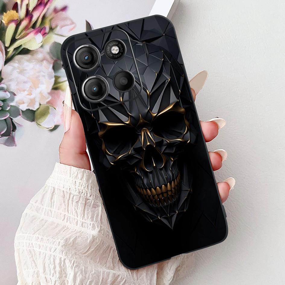 Silicone Case For Motorola Moto G15 G75 2024 Cover Cute Panda Lion Shockproof TPU Phone Cases For MotoG15 MotoG75 G 75 G 15 Etui