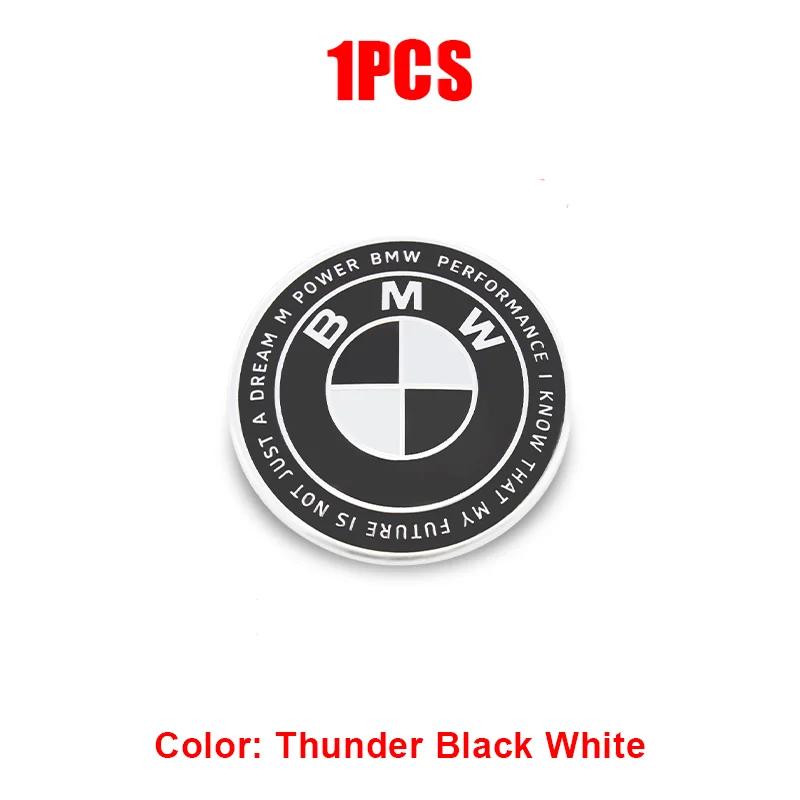 74mm 82mm BMW 50th Anniversary Front Hood Rear Trunk Replacement Emblem Badge Logo Fit E34 E36 E39 E46 E53 E90 F20 X3 X5 X6 CW4