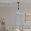 Multifunctional Wireless Ceiling Fan Light For Home Indoor Bedroom Living Room Use, Remote Controlled E27/E26/B2 Socket