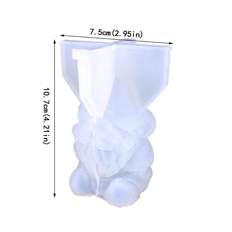 Santa Claus Resin Silicone Mold Christmas Ornaments Epoxy Resin Mold for Casting Home Decorations Christmas Supplies